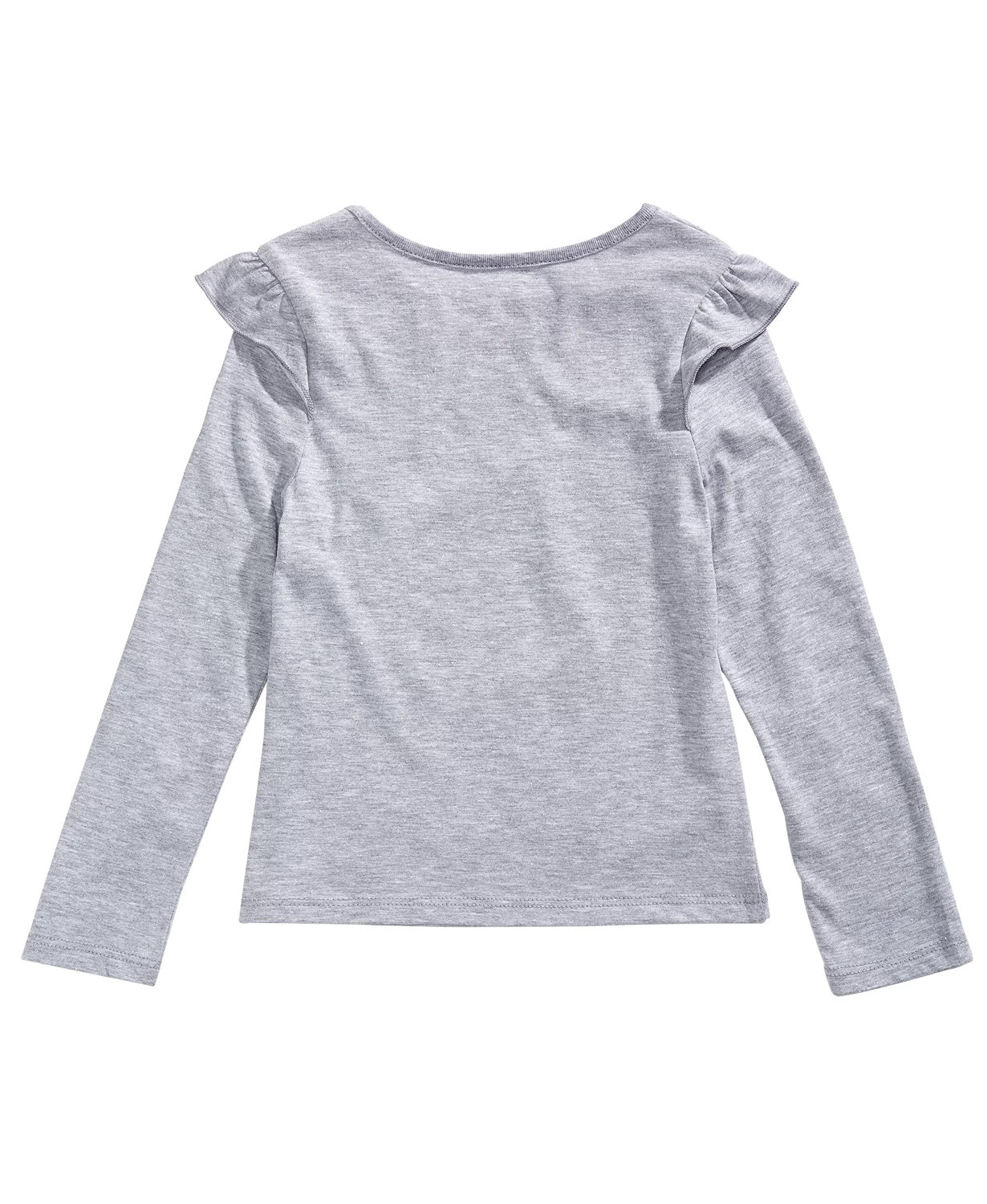 Camiseta infantil infantil Mickey e Minnie patinando para meninas, tamanho 2T, cinza