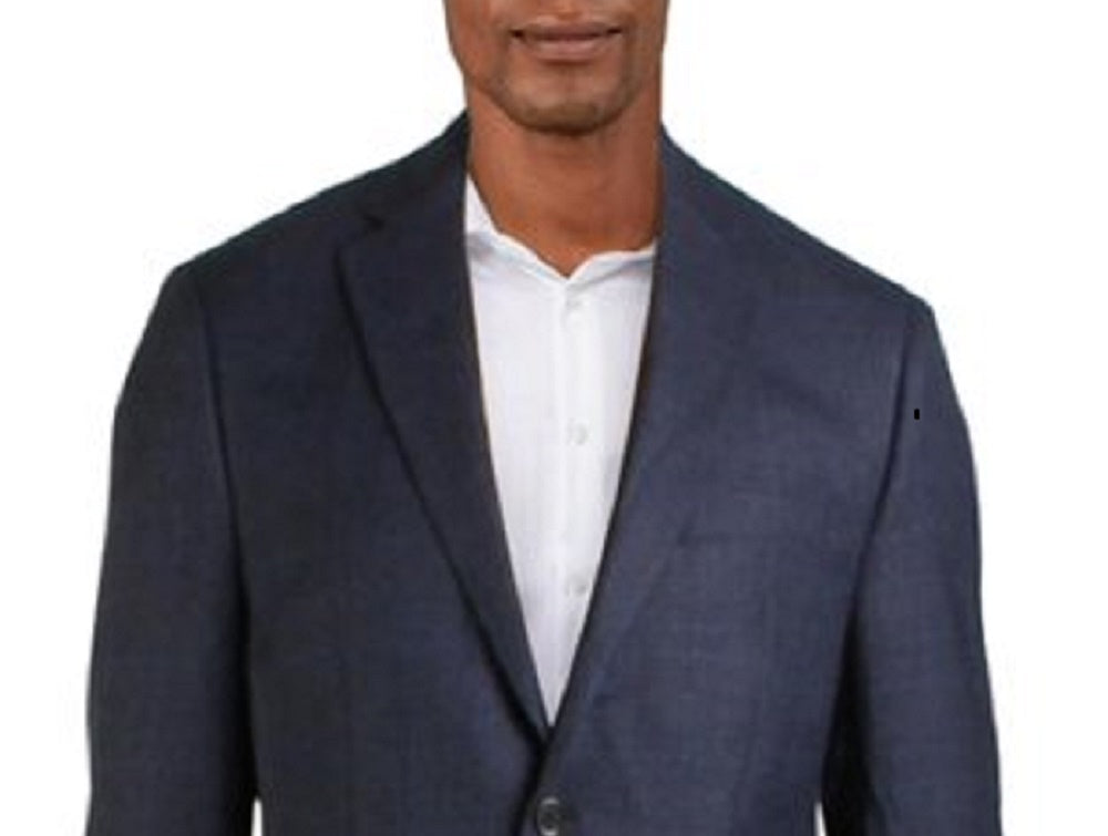 Ralph Lauren Blazer Masculino de Lã e Mista com Janela e Dois Botões, Azul Marinho, Tamanho 40