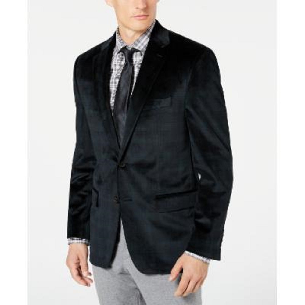 Casaco esportivo xadrez verde masculino Ralph Lauren, tamanho 40