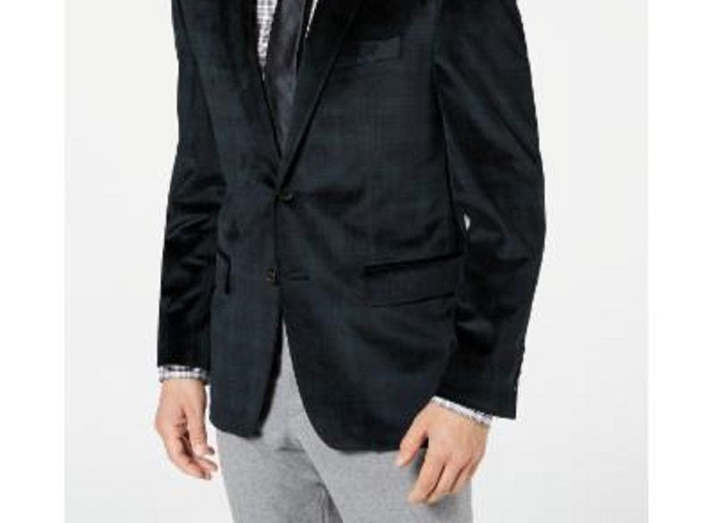 Casaco esportivo xadrez verde masculino Ralph Lauren, tamanho 40