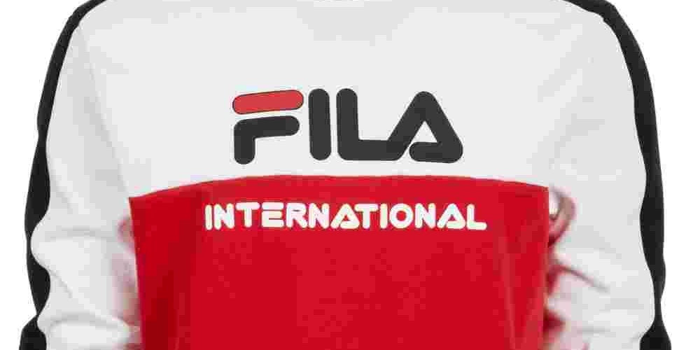 Moletom Fila Bravo Logo Masculino Branco Tamanho Médio