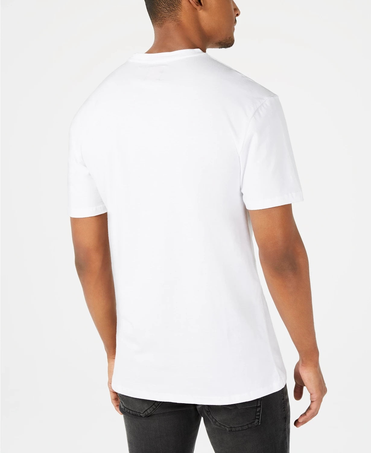 Camiseta masculina Le Tigre Reason Two Tone Logo Graphic, branca, tamanho pequeno