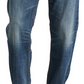 Calça jeans masculina Zac Relaxed Straight Fit Stretch da Silver Jeans Co., tamanho 32x30, azul