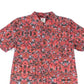 Camisa Element Masculina Floral Destination com Botões Vermelho Tamanho Médio