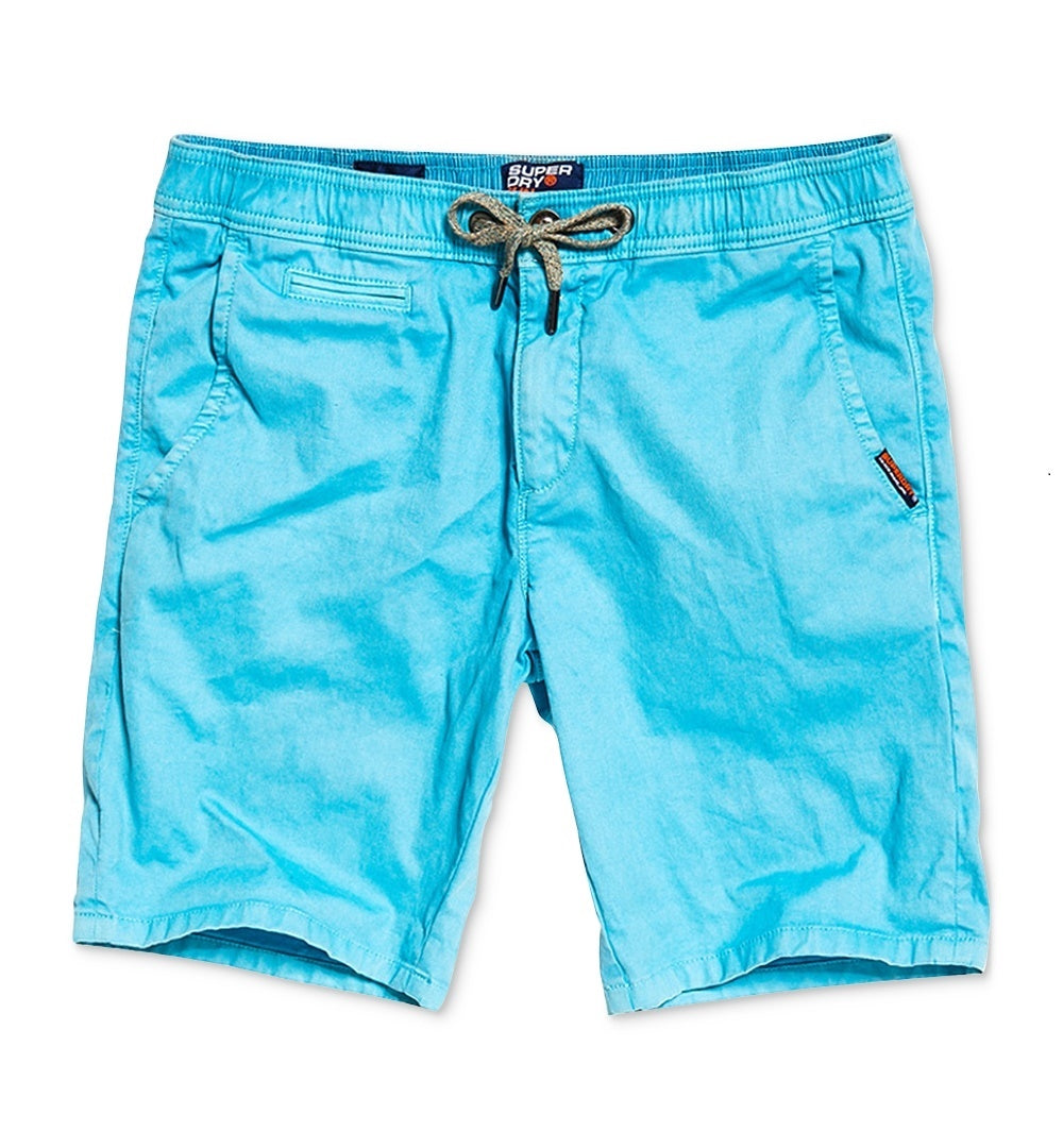 Shorts Superdry Sunscorched Masculino Azul Tamanho 30