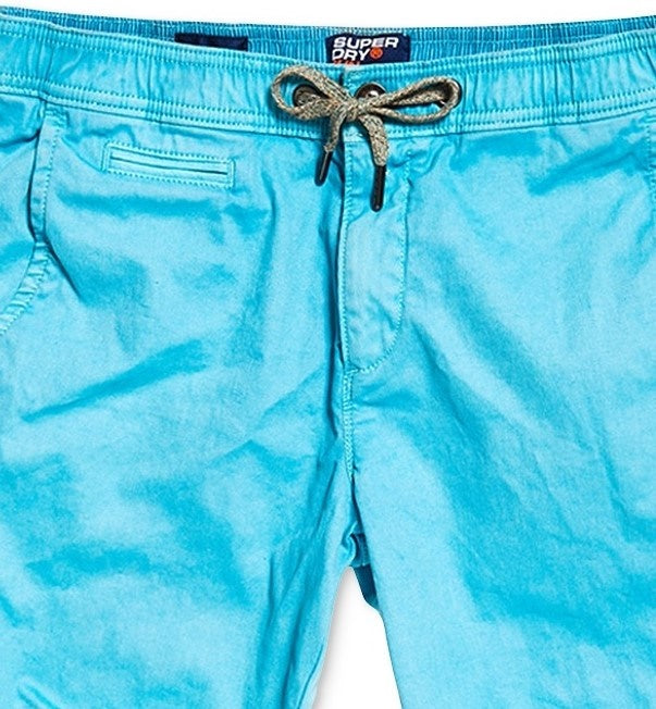 Shorts Superdry Sunscorched Masculino Azul Tamanho 30