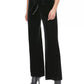 Calça Calvin Klein Feminina Veludo Perna Larga Preta Tamanho Extra Grande