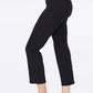 Calça jeans feminina NYDJ Marilyn com perna reta e tornozelo, preta, tamanho 12