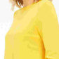 Blusa feminina Michael Kors de manga comprida com gola mandarim, cinza, tamanho pequeno