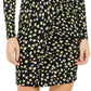 Michael Kors Feminino Amarelo Babados Floral Manga Longa Amarelo Tamanho X-G
