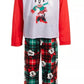 Conjunto de pijama xadrez Minnie Mouse AME Little &amp; Big Girl com 2 peças, tamanho sortido 4