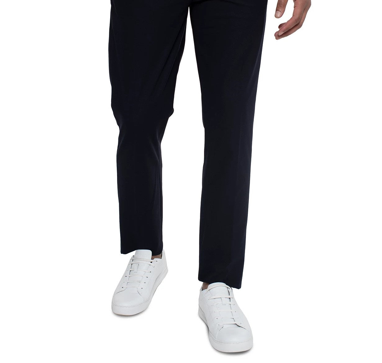 Calça Chino Elástica Masculina Kenneth Cole Reaction Azul Marinho Tamanho Médio