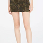 Minissaia jeans estampada Tinseltown Junior's verde tamanho 9