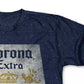 Camiseta masculina com estampa gráfica Freeze 24-7, azul-marinho, tamanho pequeno