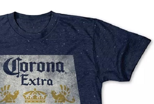 Camiseta masculina com estampa gráfica Freeze 24-7, azul-marinho, tamanho pequeno