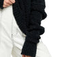 Suéter feminino Free People Finder Keepers com decote em V, preto, tamanho extragrande