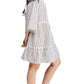 Minivestido bordado Lola feminino Free People, preto, tamanho X-S