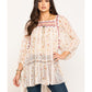 Túnica mágica de dança feminina Free People, branca, tamanho X-S