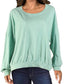 Camiseta feminina Free People 213 verde tamanho pequeno