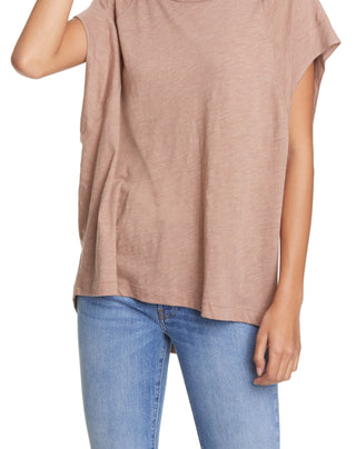Camiseta Halo Feminina Free People Marrom Tamanho Médio