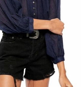 Blusa Cool Meadow Feminina Free People Azul Marinho Tamanho Médio