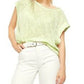Camiseta Halo Stripe Feminina Free People Verde Tamanho P