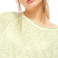 Camiseta Halo Stripe Feminina Free People Verde Tamanho X-S