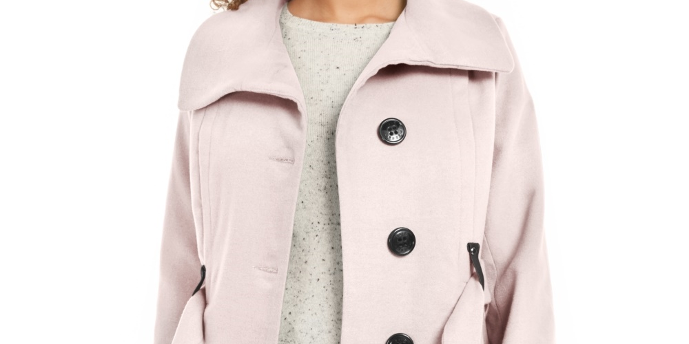 Casaco com cinto e saia Madden Girl Junior's rosa tamanho médio