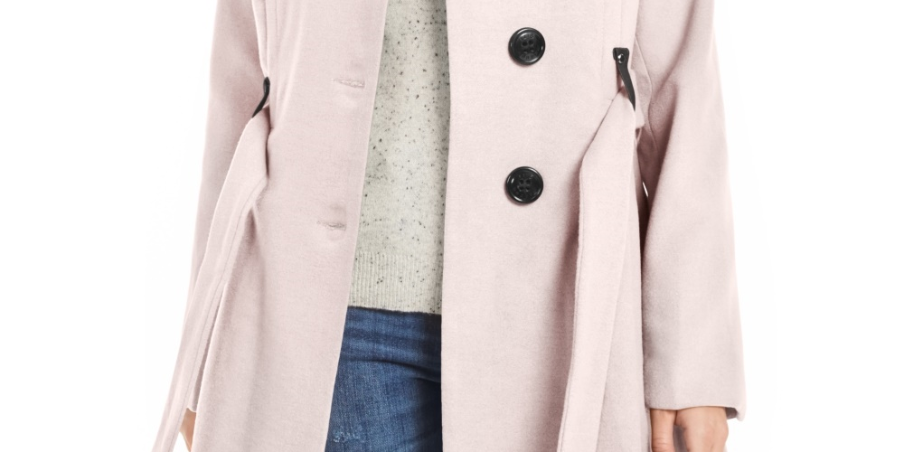 Casaco com cinto e saia Madden Girl Junior's rosa tamanho médio