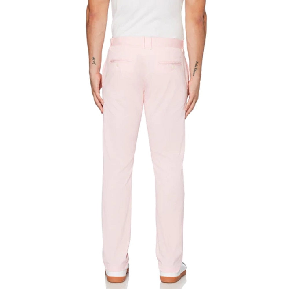 Calça Chino Stretch Premium Slim Fit Masculina Original Penguin Rosa Tamanho 38X30