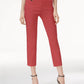 Calça Capri Alfani Feminina Petite Tummy-Control Pull-On Rosa Tamanho 4 P