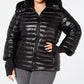 Jaqueta acolchoada plus size Calvin Klein Performance feminina, preta, tamanho 3X