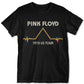 Camiseta gráfica Pink Floyd masculina Goodie, preta, tamanho médio