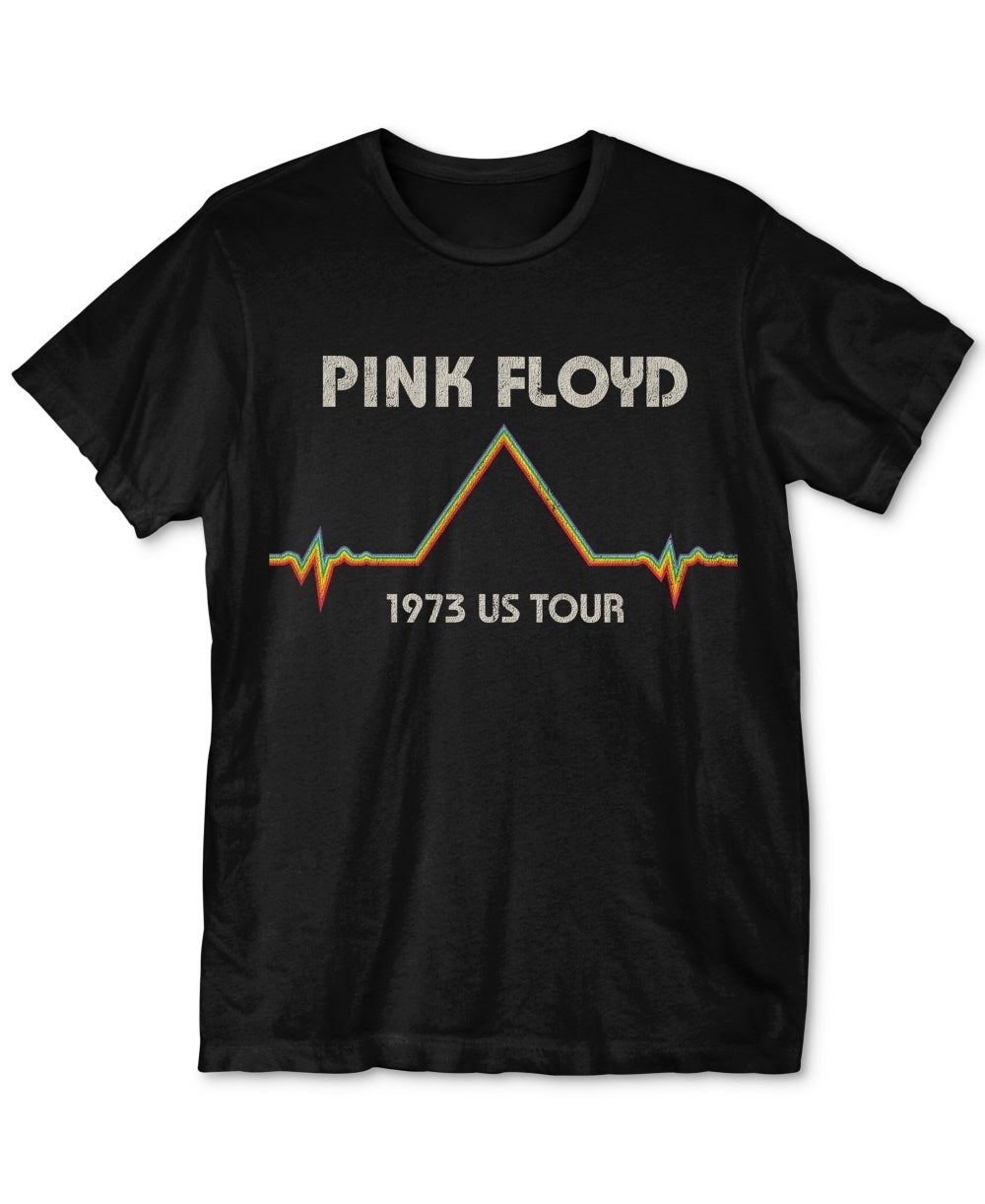 Camiseta gráfica Pink Floyd masculina Goodie, preta, tamanho médio