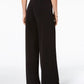 Coleção Feminina NY Petite Wide-Leg Palazzo Preto Tamanho Petite Pequeno