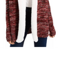 Cardigan Crave Fame Juniors com acabamento Sherpa Roxo Tamanho XS