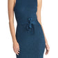 Vestido suéter metálico Kiki feminino Rachel Roy, azul, tamanho XX-G