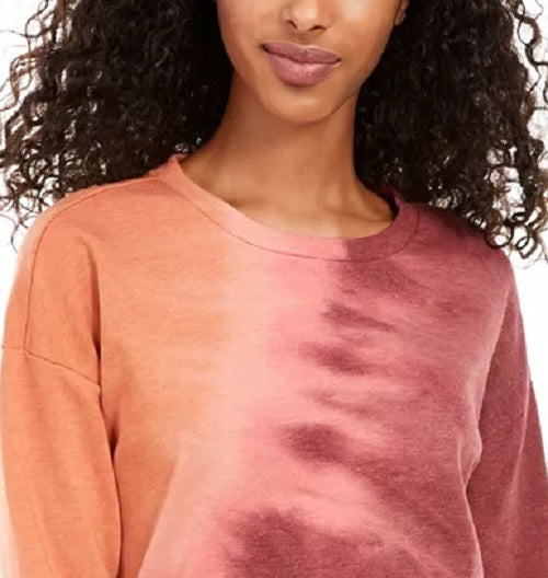 Blusa de moletom tie-dye Ultra Flirt Juniors, roxo escuro, tamanho pequeno