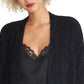 Cardigan felpudo feminino Rachel Roy, preto, tamanho pequeno