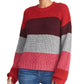Suéter feminino Rachel Roy Colorblocked rosa tamanho médio