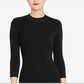 Vestido suéter feminino Rachel Roy com recorte nas costas, preto, tamanho médio