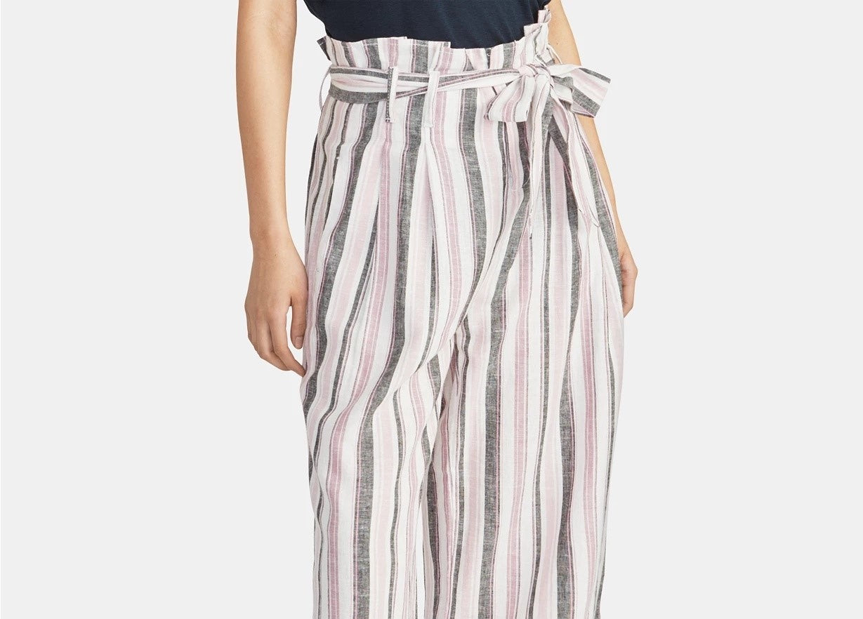 Calça Paperbag Feminina Rachel Roy Branca Tamanho 4