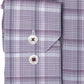 Camisa social masculina Ryan Seacrest Distinction Ultimate Slim Fit, sem passar a ferro, com elastano, tamanho roxo, 15x32x33
