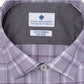 Camisa social masculina Ryan Seacrest Distinction Ultimate Slim Fit, sem passar a ferro, com elastano, tamanho roxo, 15x32x33