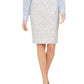 Calvin Klein Women's Tweed Pencil Skirt Green Size 12