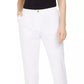 Calça social feminina Calvin Klein slim fit, branca, tamanho 6