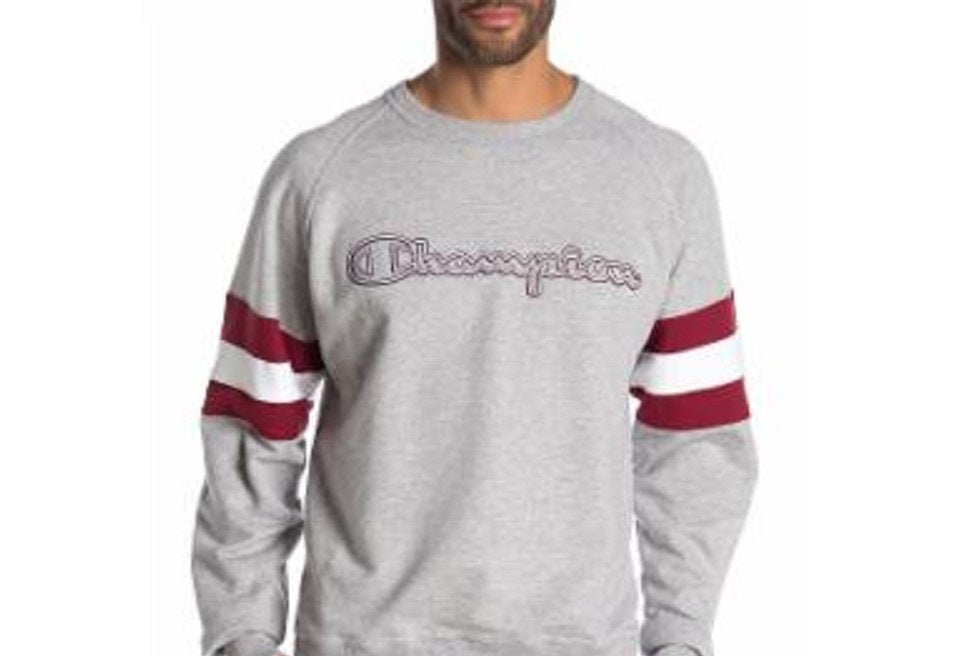 Moletom Champion Masculino Colorblocked Branco Tamanho X-G