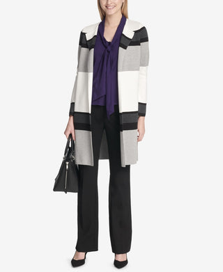 Blusa Calvin Klein Feminina Colorblocked Branca Tamanho Médio