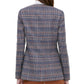 Calvin Klein Blazer Xadrez Tweed Feminino Marrom Tamanho 8