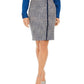 Saia lápis de tweed feminina Calvin Klein azul tamanho 14